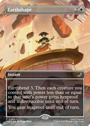 Earthshape (Borderless) (TLE-067) - Avatar: The Last Airbender: Eternal-Legal Foil - Poke-Collect