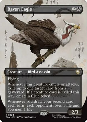 Raven Eagle (Borderless) (TLA-324) - Avatar: The Last Airbender Foil - Poke-Collect
