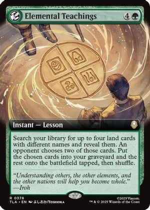 Elemental Teachings (Extended Art) (TLA-378) - Avatar: The Last Airbender - Poke-Collect