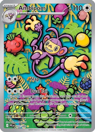 Ambipom - 107/094 107 - ME02 Phantasmal Flames Holofoil - Poke-Collect