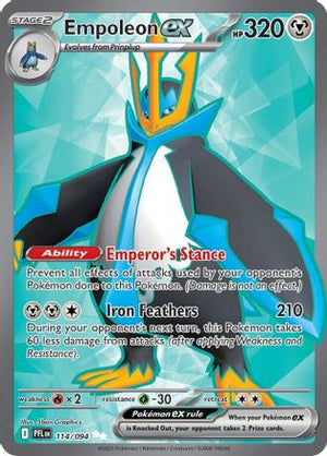 Empoleon ex - 114/094 114 - ME02 Phantasmal Flames Holofoil - Poke-Collect