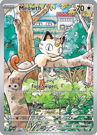 Meowth 106 - ME02 Phantasmal Flames Holofoil - Poke-Collect