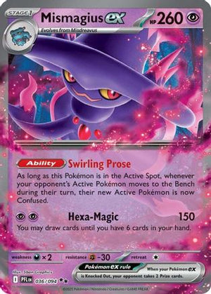 Mismagius ex - 036/094 36 - ME02 Phantasmal Flames Holofoil - Poke-Collect