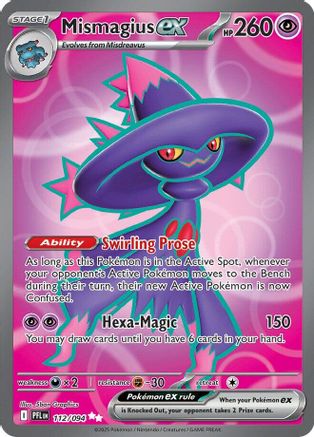 Mismagius ex - 112/094 112 - ME02 Phantasmal Flames Holofoil - Poke-Collect