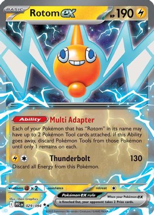 Rotom ex - 029/094 29 - ME02 Phantasmal Flames Holofoil - Poke-Collect