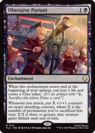 Obsessive Pursuit (TLA-112) - Avatar: The Last Airbender Foil - Poke-Collect