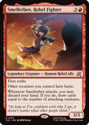 Smellerbee, Rebel Fighter (TLE-125) - Avatar: The Last Airbender: Eternal-Legal Foil - Poke-Collect