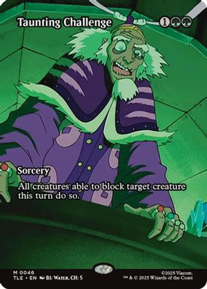 Taunting Challenge (Borderless) (TLE-046) - Avatar: The Last Airbender: Eternal-Legal - Poke-Collect