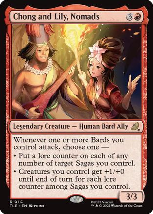 Chong and Lily, Nomads (TLE-113) - Avatar: The Last Airbender: Eternal-Legal - Poke-Collect
