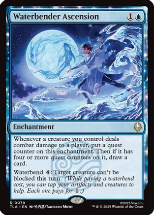Waterbender Ascension (TLA-079) - Avatar: The Last Airbender Foil - Poke-Collect