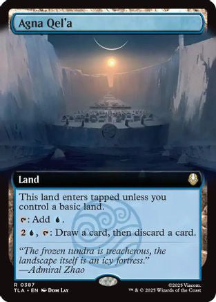 Agna Qel'a (Extended Art) (TLA-387) - Avatar: The Last Airbender Foil - Poke-Collect
