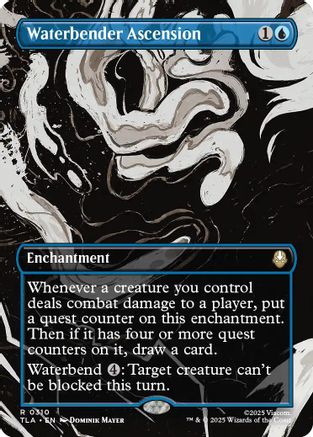 Waterbender Ascension (Borderless) (TLA-310) - Avatar: The Last Airbender Foil - Poke-Collect