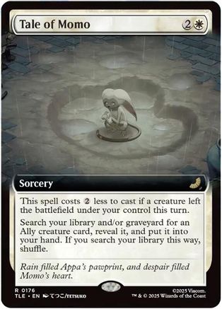 Tale of Momo (Extended Art) (TLE-176) - Avatar: The Last Airbender: Eternal-Legal Foil - Poke-Collect