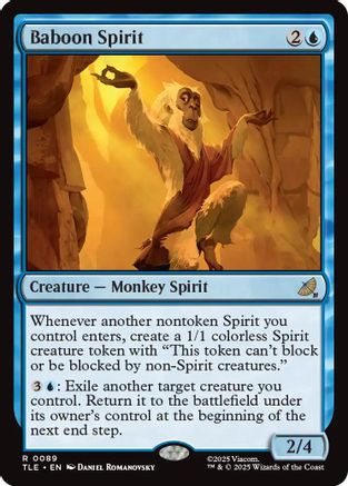 Baboon Spirit (TLE-089) - Avatar: The Last Airbender: Eternal-Legal Foil - Poke-Collect