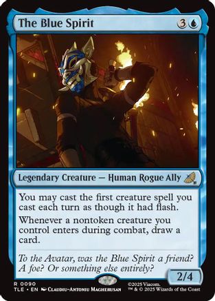 The Blue Spirit (TLE-090) - Avatar: The Last Airbender: Eternal-Legal Foil - Poke-Collect