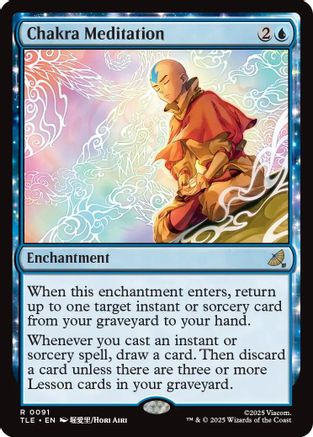 Chakra Meditation (TLE-091) - Avatar: The Last Airbender: Eternal-Legal Foil - Poke-Collect