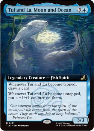 Tui and La, Moon and Ocean (Extended Art) (TLE-181) - Avatar: The Last Airbender: Eternal-Legal - Poke-Collect