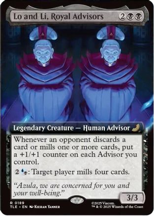 Lo and Li, Royal Advisors (Extended Art) (TLE-189) - Avatar: The Last Airbender: Eternal-Legal Foil - Poke-Collect