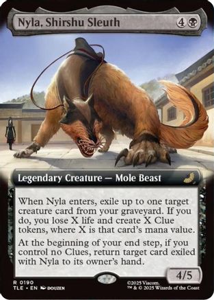 Nyla, Shirshu Sleuth (Extended Art) (TLE-190) - Avatar: The Last Airbender: Eternal-Legal - Poke-Collect