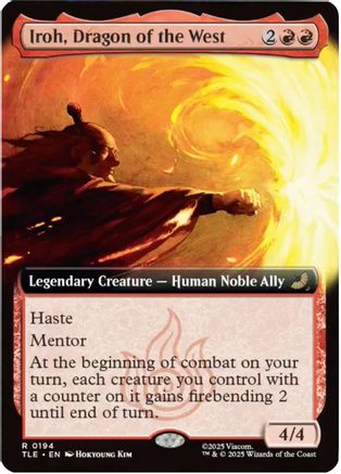 Iroh, Dragon of the West (Extended Art) (TLE-194) - Avatar: The Last Airbender: Eternal-Legal Foil - Poke-Collect