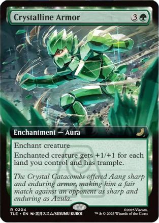 Crystalline Armor (Extended Art) (TLE-204) - Avatar: The Last Airbender: Eternal-Legal - Poke-Collect