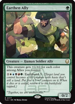 Earthen Ally (TLA-177) - Avatar: The Last Airbender Foil - Poke-Collect