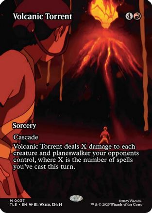 Volcanic Torrent (Borderless) (TLE-037) - Avatar: The Last Airbender: Eternal-Legal - Poke-Collect