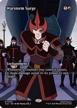 Warstorm Surge (Borderless) (TLE-038) - Avatar: The Last Airbender: Eternal-Legal - Poke-Collect