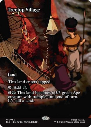 Treetop Village (Borderless) (TLE-060) - Avatar: The Last Airbender: Eternal-Legal - Poke-Collect