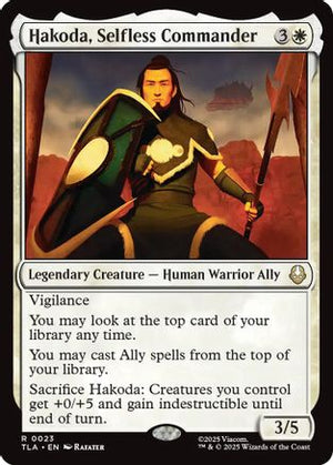 Hakoda, Selfless Commander (TLA-023) - Avatar: The Last Airbender - Poke-Collect