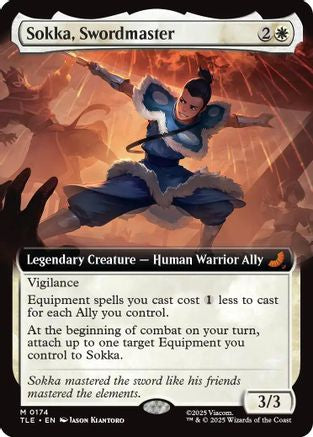 Sokka, Swordmaster (Extended Art) (TLE-174) - Avatar: The Last Airbender: Eternal-Legal Foil - Poke-Collect