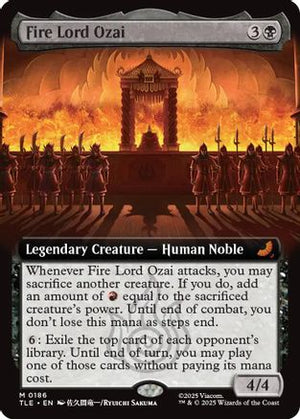 Fire Lord Ozai (Extended Art) (TLE-186) - Avatar: The Last Airbender: Eternal-Legal - Poke-Collect
