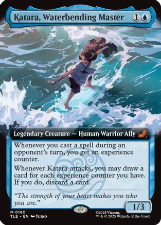 Katara, Waterbending Master (Extended Art) (TLE-180) - Avatar: The Last Airbender: Eternal-Legal Foil - Poke-Collect