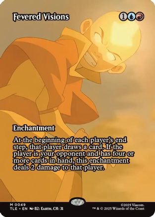 Fevered Visions (Borderless) (TLE-049) - Avatar: The Last Airbender: Eternal-Legal Foil - Poke-Collect