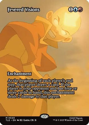 Fevered Visions (Borderless) (TLE-049) - Avatar: The Last Airbender: Eternal-Legal Foil - Poke-Collect