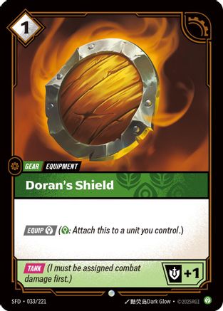 Doran's Shield (033/221) - Spiritforged - Poke-Collect