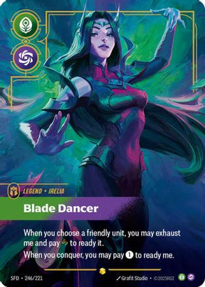 Irelia - Blade Dancer (Overnumbered) (246/221) - Spiritforged Foil - Poke-Collect