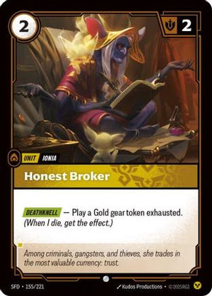 Honest Broker (155/221) - Spiritforged Foil - Poke-Collect