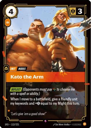 Kato the Arm (112/221) - Spiritforged Foil - Poke-Collect