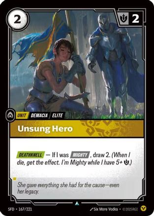 Unsung Hero (167/221) - Spiritforged - Poke-Collect