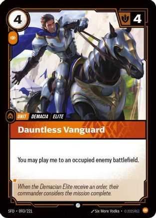 Dauntless Vanguard (093/221) - Spiritforged Foil - Poke-Collect