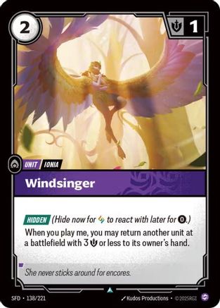 Windsinger (138/221) - Spiritforged Foil - Poke-Collect