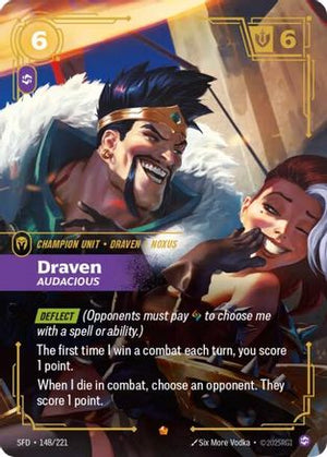 Draven - Audacious (148/221) - Spiritforged Foil - Poke-Collect