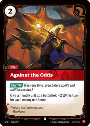 Against the Odds (001/221) - Spiritforged Foil - Poke-Collect