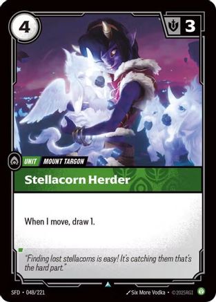 Stellacorn Herder (048/221) - Spiritforged Foil - Poke-Collect