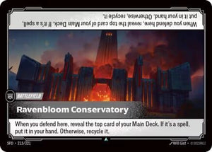 Ravenbloom Conservatory (215/221) - Spiritforged Foil - Poke-Collect