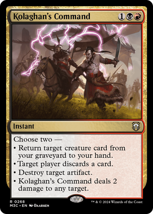 Kolaghan's Command (M3C-268) - Modern Horizons 3 Commander - Poke-Collect