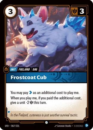 Frostcoat Cub (067/221) - Spiritforged - Poke-Collect