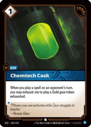 Chemtech Cask (063/221) - Spiritforged - Poke-Collect