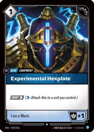 Experimental Hexplate (073/221) - Spiritforged Foil - Poke-Collect